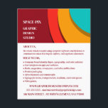 Modern koncept, reklam för grafikdesigner flygblad<br><div class="desc">Modern koncept,  grafisk designerannonsering med Affärskortet Store.</div>