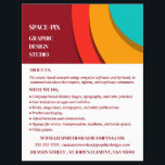 Modern koncept, reklam för grafikdesigner reklamblad<br><div class="desc">Modern koncept,  grafisk designerannonsering med Affärskortet Store.</div>