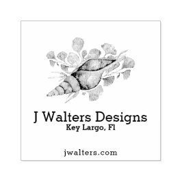 Modern konisk Snäcka Stämpel