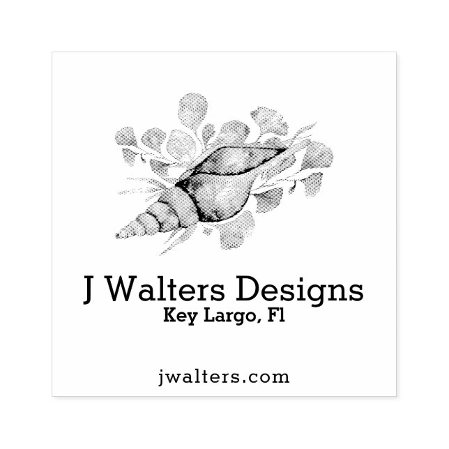 Modern konisk Snäcka Stämpel (Tryck)