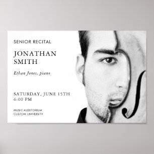 Modern konsert Poster mallskäl