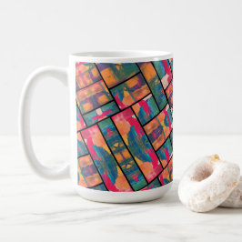 Modern konsfärg kaffemugg