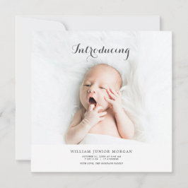 Modern könsneutral födelsevarning meddelande