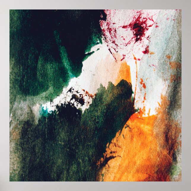 Modern konst, abstrakt målning. Abstrakt av konst  Poster (Framsidan)