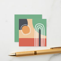 Modern konst-abstrakt, regnbåge och sol