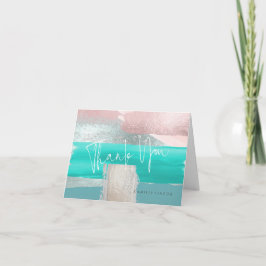 Modern konst, Aqua+Blush Tack Kort