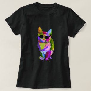Modern konst coola popart kattunge t shirt