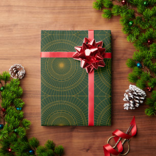 Modern konst Deco Guld Mönster 105 från Festive Gr Presentpapper