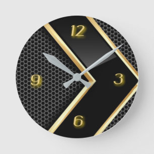 Modern konst deco rund klocka