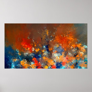 Modern konst. Färgfull contemporary. FÄRG s Poster