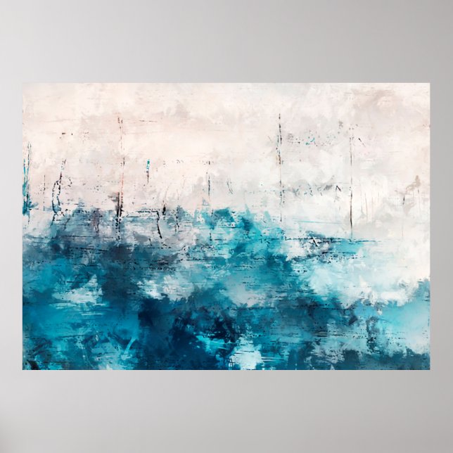 Modern konst. Färgfull contemporary. FÄRG s Poster (Framsidan)