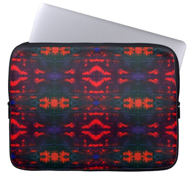 Modern konst färglös abstrakt bilder laptop fodral (Framsidan)