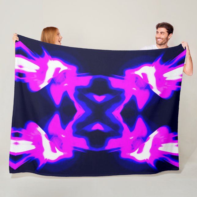 Modern konst fleecefilt (På plats)