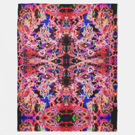 Modern konst fleecefilt