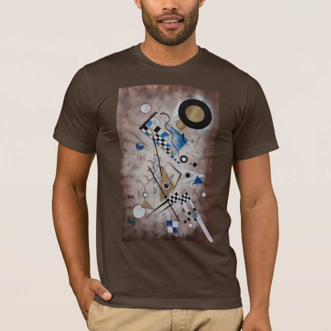 Modern konst för århundrade Kandinsky för abstrakt T Shirt (Framsida)