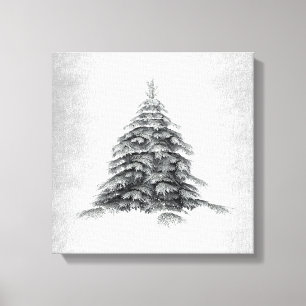 Modern konst för vinterintryckMinimalism Canvastryck