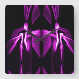 Modern konst fyrkantig klocka