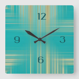 Modern konst fyrkantig klocka