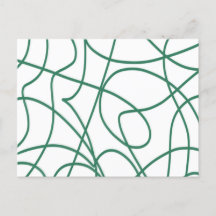 Modern konst: Grönt om vitt