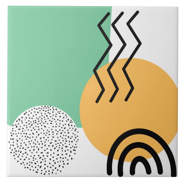 Modern konst i mitten av århundradet  kakelplatta (Framsidan)