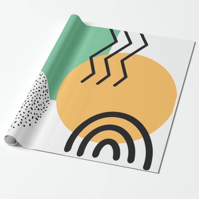 Modern konst i mitten av århundradet  presentpapper (Utrullad)