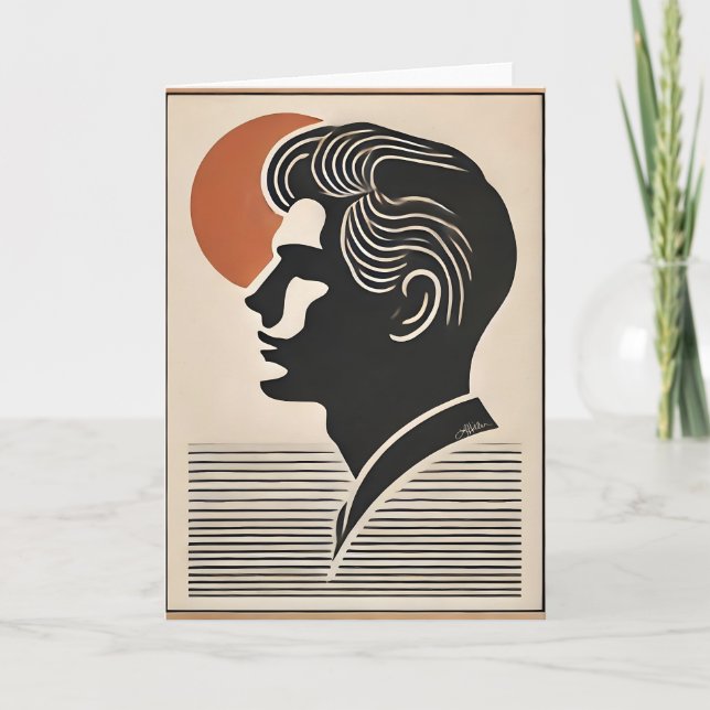 Modern konst i mitten av århundradet som han följe kort (Framsida)