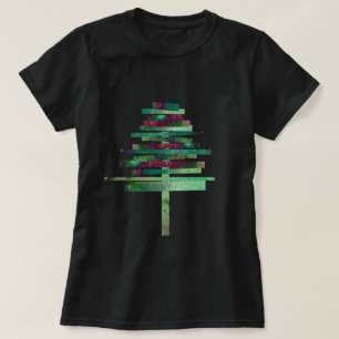Modern konst Julgran T Shirt