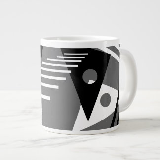 Modern konst jumbo mugg