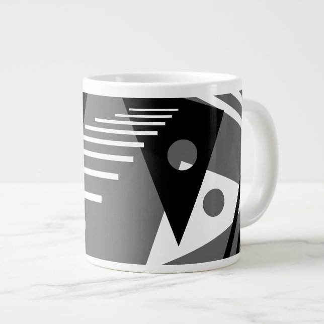 Modern konst jumbo mugg (Framsida höger)