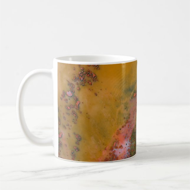 Modern konst kaffemugg (Vänster)