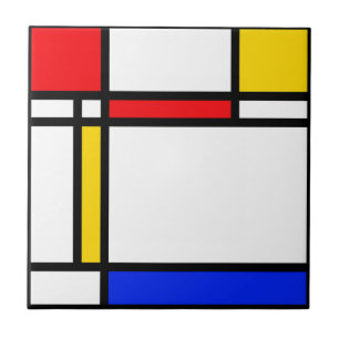 Modern konst kakelplatta