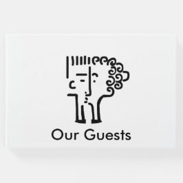 Modern konst Kiss-par Gästböcker