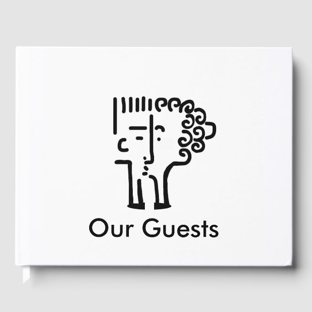 Modern konst Kiss-par Gästböcker (Framsida)