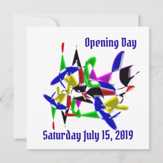 Modern konst-målning,explosionen i Färg (Framsida)