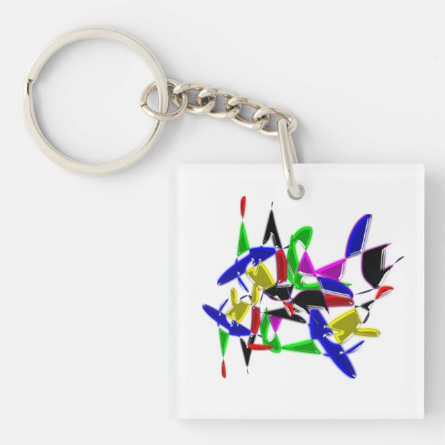 Modern konst-målning,explosionen i Färg (Framsidan)