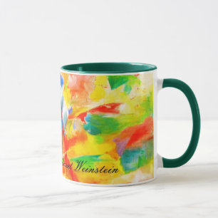 Modern konst - Millicent Weinstein, kaffemugg