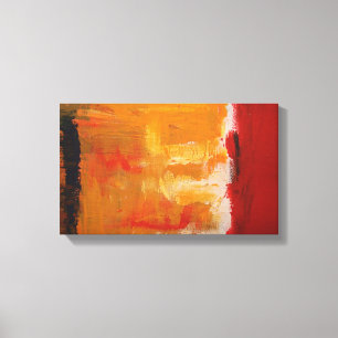 Modern konst - Minimalistisk Abstrakt Art Wrapped Canvastryck