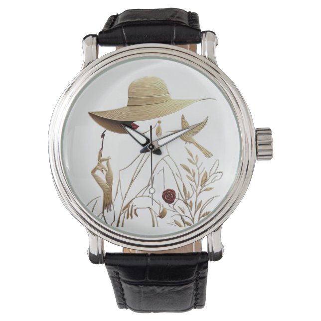 Modern konst & mode armbandsur (Framsida)