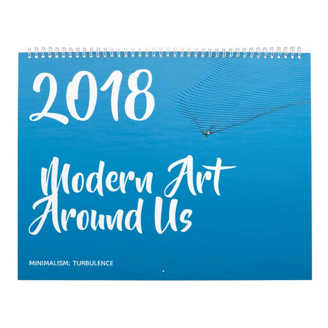 Modern konst omkring oss lustigt anpassade kalender (Omslag)