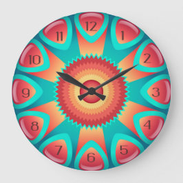 Modern konst stor klocka