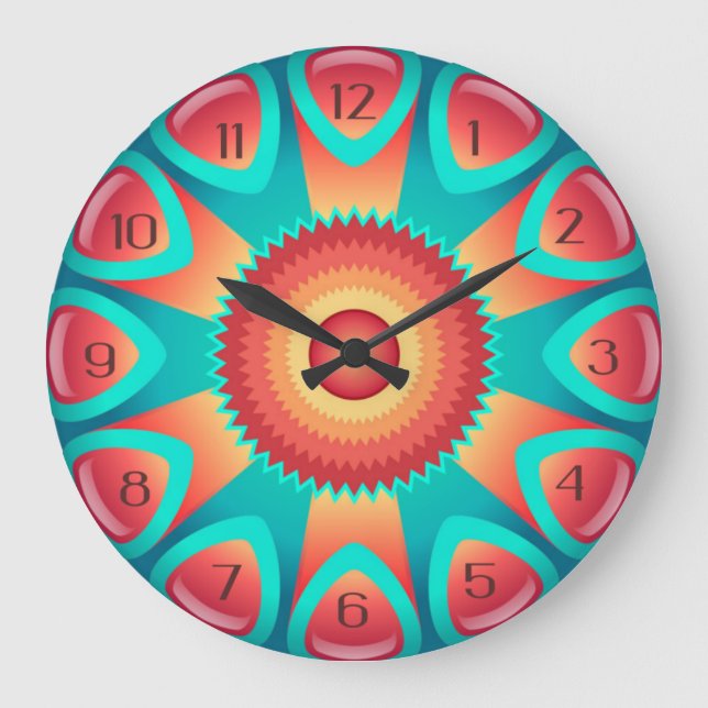 Modern konst stor klocka (Framsida)