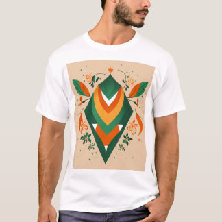 modern konst t shirt