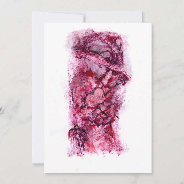 Modern konst tack kort (Framsida)