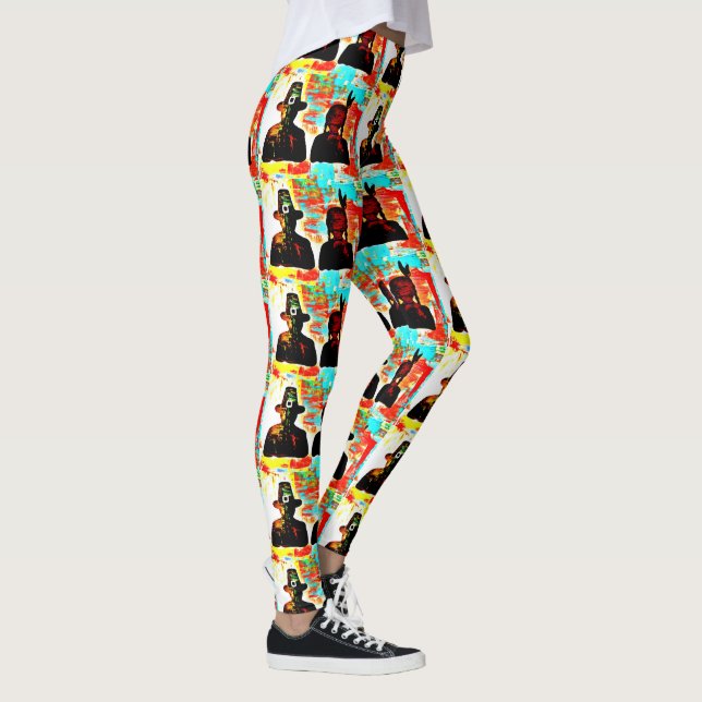 Modern konst-Thanksgiving Leggings (Höger)