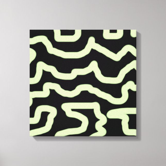 Modern konst utan titel canvastryck (Framsida)