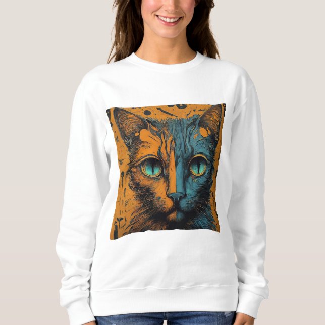 Modern konst - Vibrant flera Färg-kvinnohus T Shirt (Framsida)