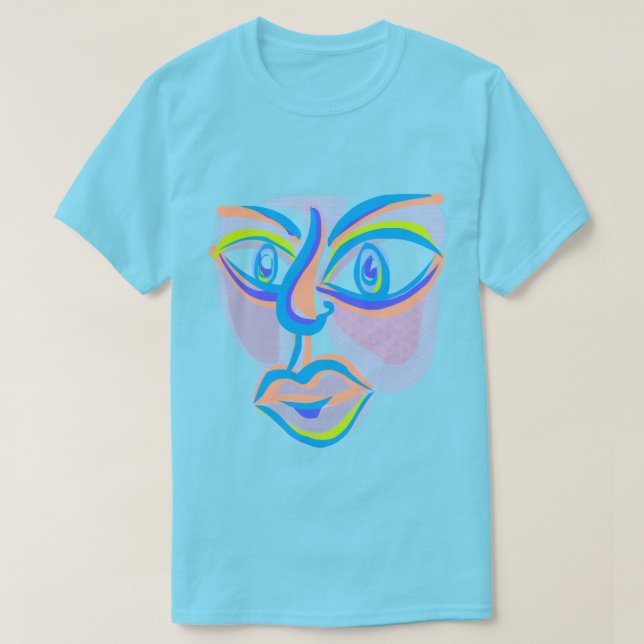 Modern konstansikte t shirt (Design framsida)
