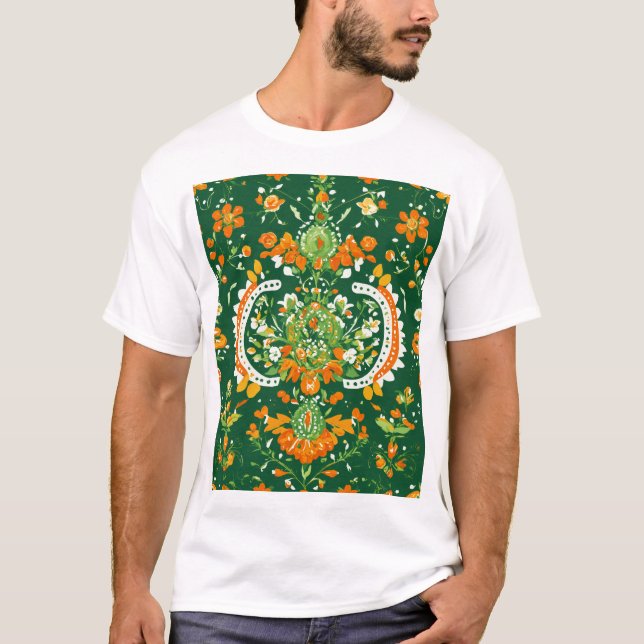 modern konstdesign t shirt (Framsida)