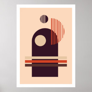 Modern konstgeometrisk form sammansättning 1 poster