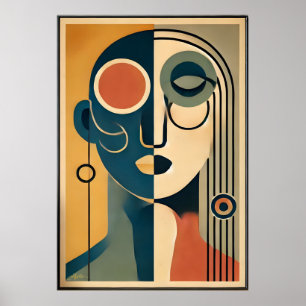 Modern konsthögd Abstrakt som inte uppfyller krave Poster